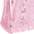 thumbnail image 6 of Corset Top for Women Lingerie Bustier Princess Floral Lace up Trim Plus Size Costume Halloween Pink 7XL, 6 of 7