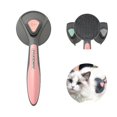 thumbnail image 1 of Peine para mascotas, cepillo para el pelo de gato, suministros de limpieza para mascotas, peine flotante, cepillo para el pelo (rosa, 1 of 5
