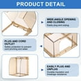 thumbnail image 3 of Uxcell 4.41 x 3.94 x 2.8 Inch Outlet Cover Box, Transparent Brown, 3 of 7