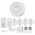thumbnail image 1 of Riwcyla Home System WiFi APP Notifications Type,C Wireless Receiver Remote Control Kit Door and Window Detector Alarm Infrared Detector for House Apartment Alarm System, 1 of 6