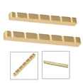 thumbnail image 4 of 6 String Slotted Brass Plated Guitar Nut 42MM 43MM For Strat TL Electric Guitars, 4 of 6