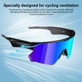 thumbnail image 6 of Blackview Smart Bluetooth Glasses with Polarized Lenses - Sports Sunglasses for Men Women, UV400 Protection, Open Ear Speakers, Voice Call Assistant for Outdoor Cycling Running, Blue, 6 of 9