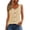 #274-Yellow, variant on TaTaai Women Loose Casual Solid Color Tank Top Button Crew Neck Sleeveless Machine Washable Breathable Soft Versatile Daily Wear Fashion Tank Top Gift