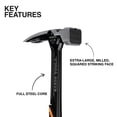 thumbnail image 2 of Hammer Klein Tools H80922SM, cara fresada magnética, 22 onzas, 2 of 5