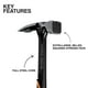 thumbnail image 2 of Hammer Klein Tools H80922SM, cara fresada magnética, 22 onzas, 2 of 5