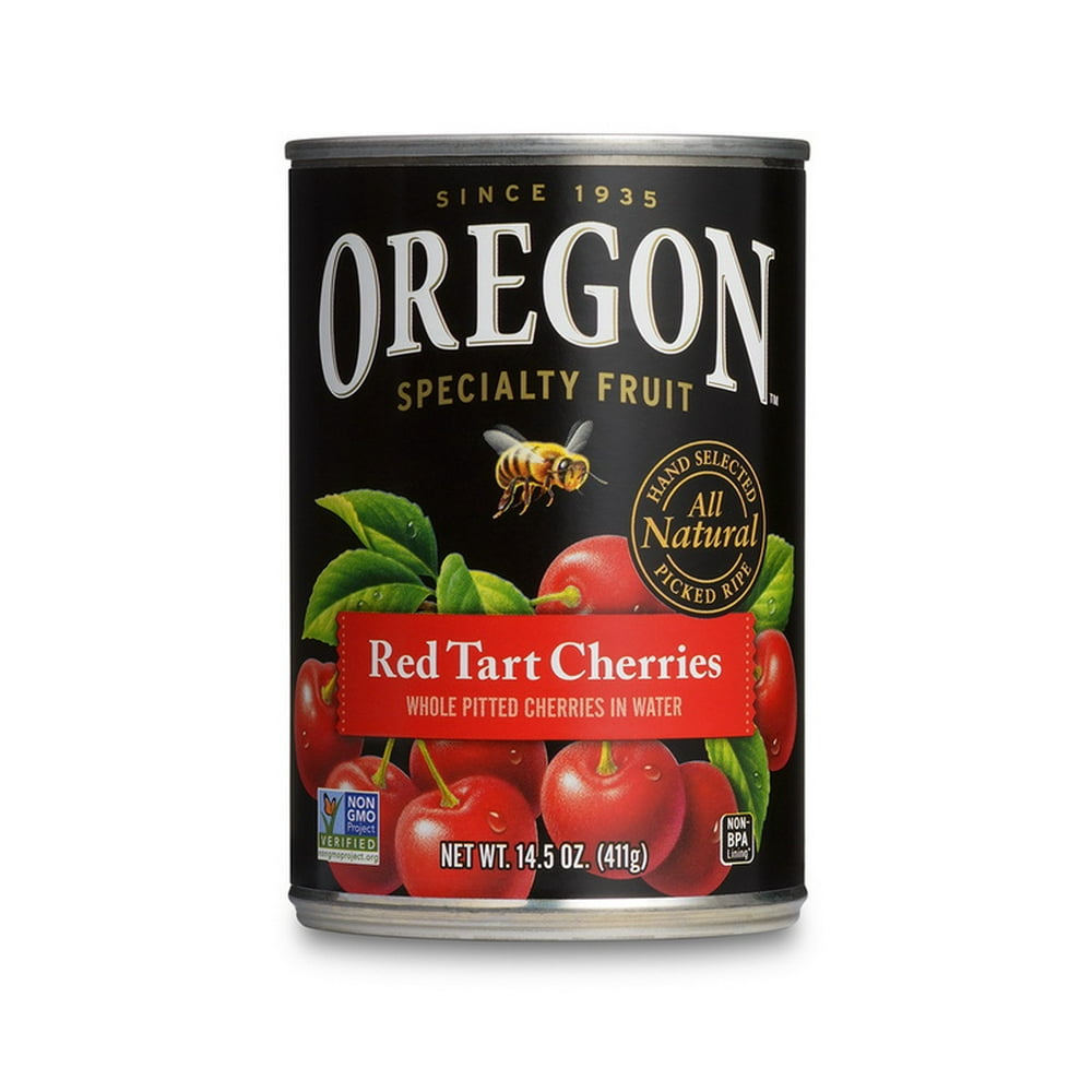 Oregon Fruit Product 51718 Pitted Red Tart Cherries 814.5 Ounce