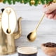 thumbnail image 2 of Cuchara de reno de acero inoxidable 304, cuchara para café, cuchara para mezclar, cuchara para helado de postre, regalo de Navidad. Cuchara de reno de acero inoxidable, portátil, plegable,, 2 of 6