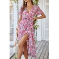 thumbnail image 3 of Vestido Maxi Bohemio Floral PRETTYGARDEN para Mujer XL, 3 of 7