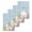 light blue, variant on Easter Kitchen Dish Towels for Drying Dishes Set of 3, Spring Rabbit Ears Foot Colorful Eggs Leaf Floral Waffle Weave Microfiber Hand Tea Bathroom Towels Quick Dry & Absorbent Towel 15.7x23.6