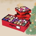 thumbnail image 1 of Sokhug Christmas Storage Box 64 Christmas Ball Storage Box Christmas Decorative Balls Christmas Gift Storage Boxes, 1 of 3