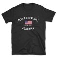 thumbnail image 1 of Alexander City Alabama Patriot Men's Cotton T-Shirt, 1 of 1
