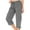 Dark Gray, variant on Capri Pants for Women with Pockets Plus Size Women's Loose Outdoor Hiking Sports Workwear Green M
