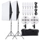 thumbnail image 1 of Juego de lámparas de fotografía Kit para Estudio de Fotografía / Vídeo Iluminación Continuo ----Incluye--- 2 * Soportes de luz + 2 * Difusores de 50 * 70cm + 10 * Bombillas + 2 * Bases de bombillas Andoer-2 Juego de lámparas de fotografía, 1 of 7