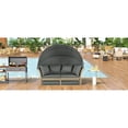 thumbnail image 4 of Wicker Rattan Daybed with Easy - Remove Cushions / Great for Backyard Entertaining, 4 of 7