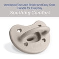 thumbnail image 5 of Chicco PhysioForma® Luxe One-Piece Silicone Pacifier, 6-16 Months, 2pk - Grey, New, 5 of 11