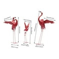 thumbnail image 2 of Miumaeov Metal Garden Sculptures Red Flamingo Designed Garden Statue Decoration for Outdoor Indoor Patio Yard Lawn Porch Ornament, 2 of 16