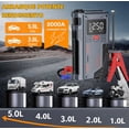 thumbnail image 2 of Arrancador de bateria T-700S 20000mah portátil con compresor inflador 8000a Modelo Negro, 2 of 4