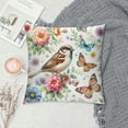 thumbnail image 2 of GOSMITH  Spring Saying Flowers Butterfly Pink Throw Pillow Covers, Home Sweet Home Cushion Case for Sofa Couch, 2 of 5