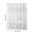 thumbnail image 3 of Steadline Thickened Water Resistant Shower Curtain with 12 Hooks Included - Oversized Polyester Bathroom Liner with Quick Dry Feature for Humid Environments, 3 of 6