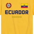 thumbnail image 3 of Instant Message - Ecuador Soccer Short Sleeve Graphic T-Shirt, 3 of 6