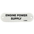thumbnail image 2 of Carver Boat Power Supply Label 7160964 | Engine 2 3/4 Inch White Plastic, 2 of 5