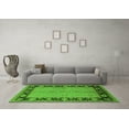 thumbnail image 3 of Ahgly Company Indoor Rectangle Oriental Green Industrial Area Rugs, 8' x 10', 3 of 4