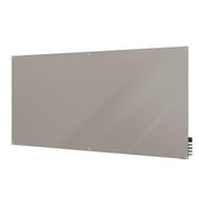 Ghent HMYSN45LG Harmony Glass Whiteboard with Square Corners, 4 x 5 ft. - Lilac Gray