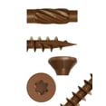 thumbnail image 3 of Tornillos para madera HBSS Premium #10 x 75 mm con Torx T25 Bit, paquete de 500, 3 of 3