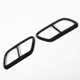 thumbnail image 3 of Black Stainless Steel Pipe Throat Exhaust Outputs Tail Frame Trim Cover for S60 2020 S90 V90 2016-2, 3 of 5