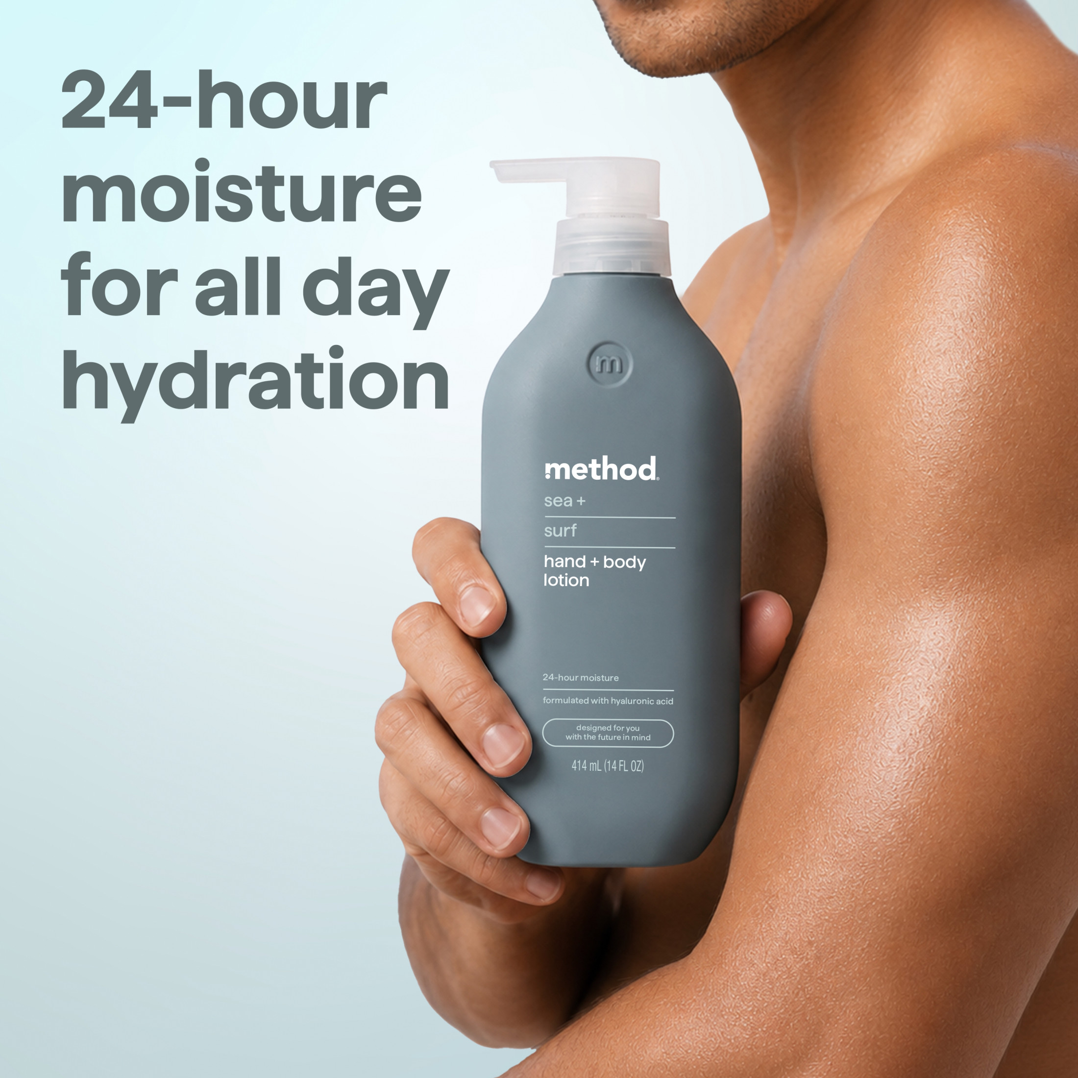 Method Hand + Body Lotion for Men, Sea + Surf, 14 fl oz photo 2