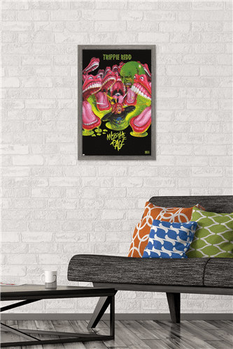 Trippie Redd - Miss the Rage Wall Poster, 14.725" x 22.375" Framed