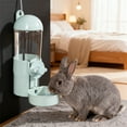 thumbnail image 5 of Rabbit Water Bottle Water Dispenser Small Animal Cage Water Dispenser Bowl Hanging Pig Rabbit Automatic Water Dispenser Hedgehog Ferret (Blue) Heated Dog Bowl Outdoor Large Dog Feeder Interactive Pet, 5 of 9