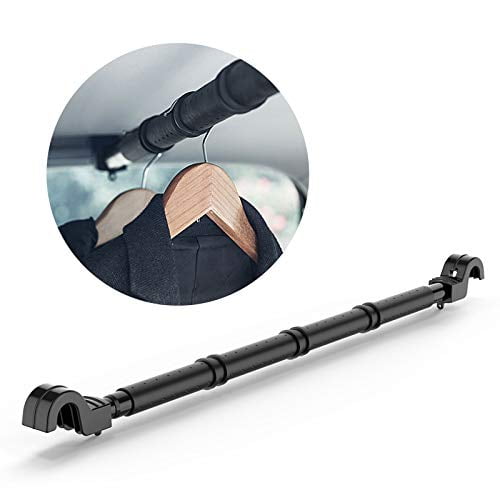 LITTLEMOLE Car Clothes Hanger Bar, Expandable Vehicle Clothing Rack