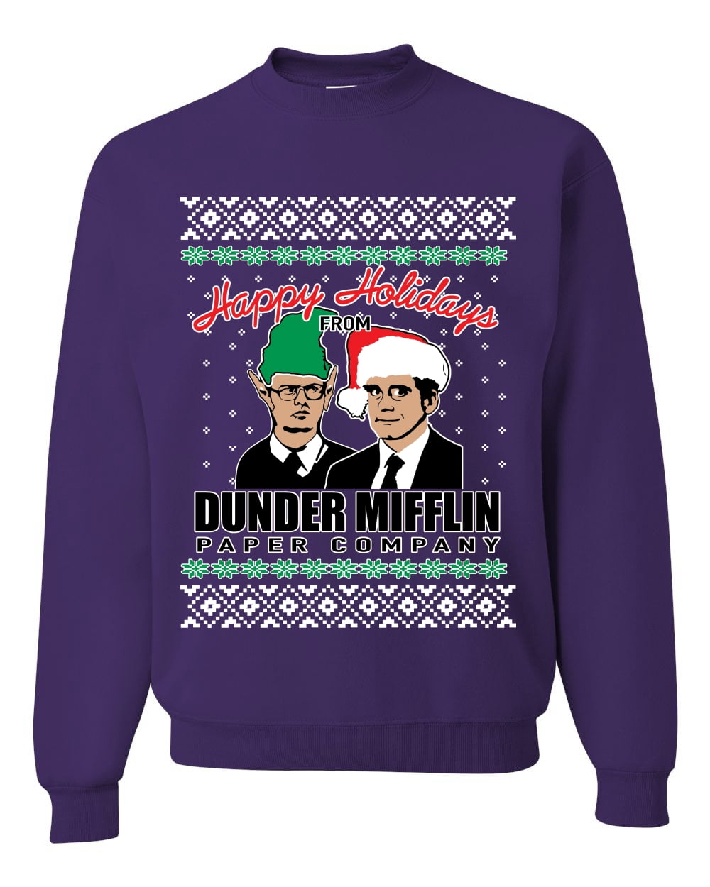 dunder mifflin christmas sweatshirt