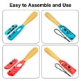 thumbnail image 2 of Celectigo Baseball Bat Handle Grips (2Pcs) – Fit for Nintendo Switch/OLED Joy-Con – Small Somatosensory Sports Game Accessories, 2 of 7
