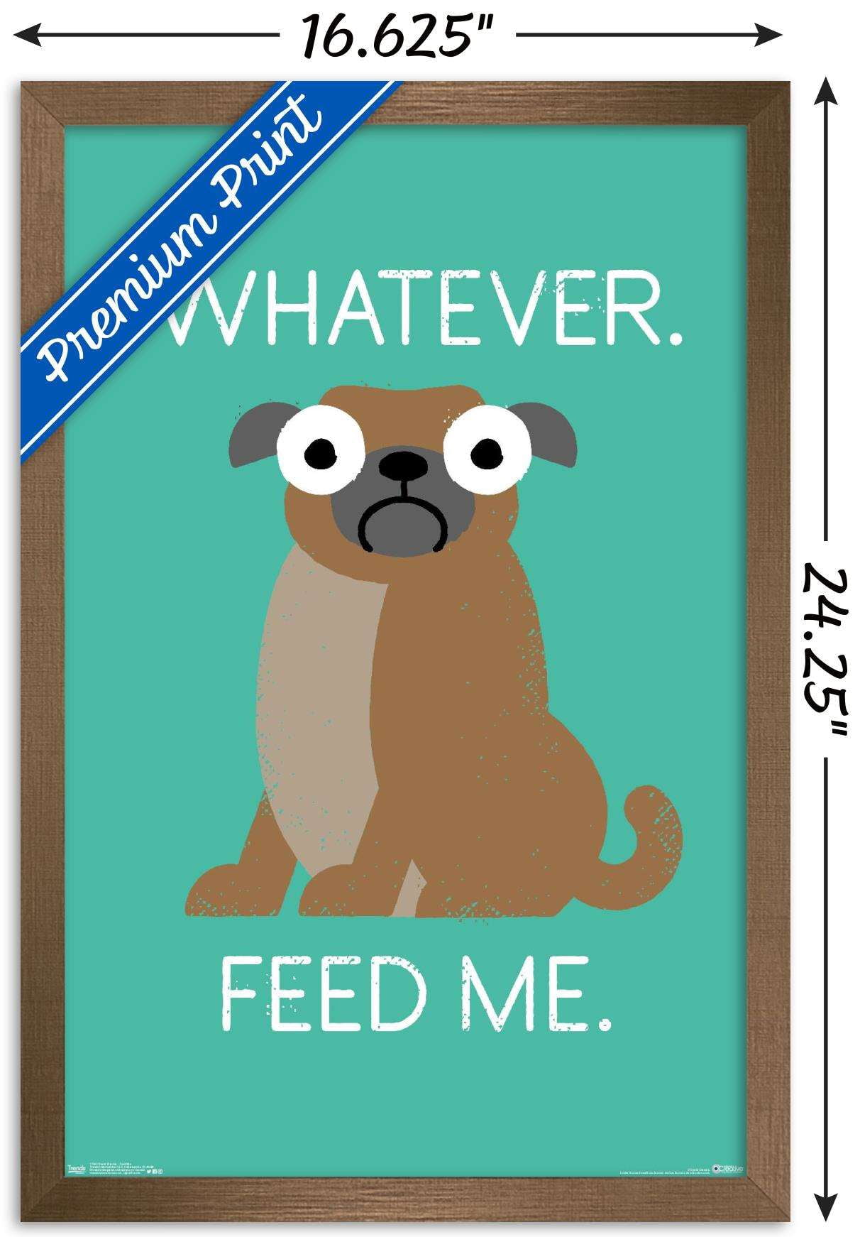 DaVid Olenick - Feed Me Wall Poster, 14.725" x 22.375", Framed