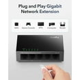 thumbnail image 2 of RHEA- Cudy Gs105D | 5-Port 10/100/1000Mbps Gigabit Ethernet Desktop Switch, 2 of 6