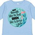 thumbnail image 4 of Inktastic Shakespeare She Is Fierce Quote Girls Long Sleeve Toddler T-Shirt, 4 of 5