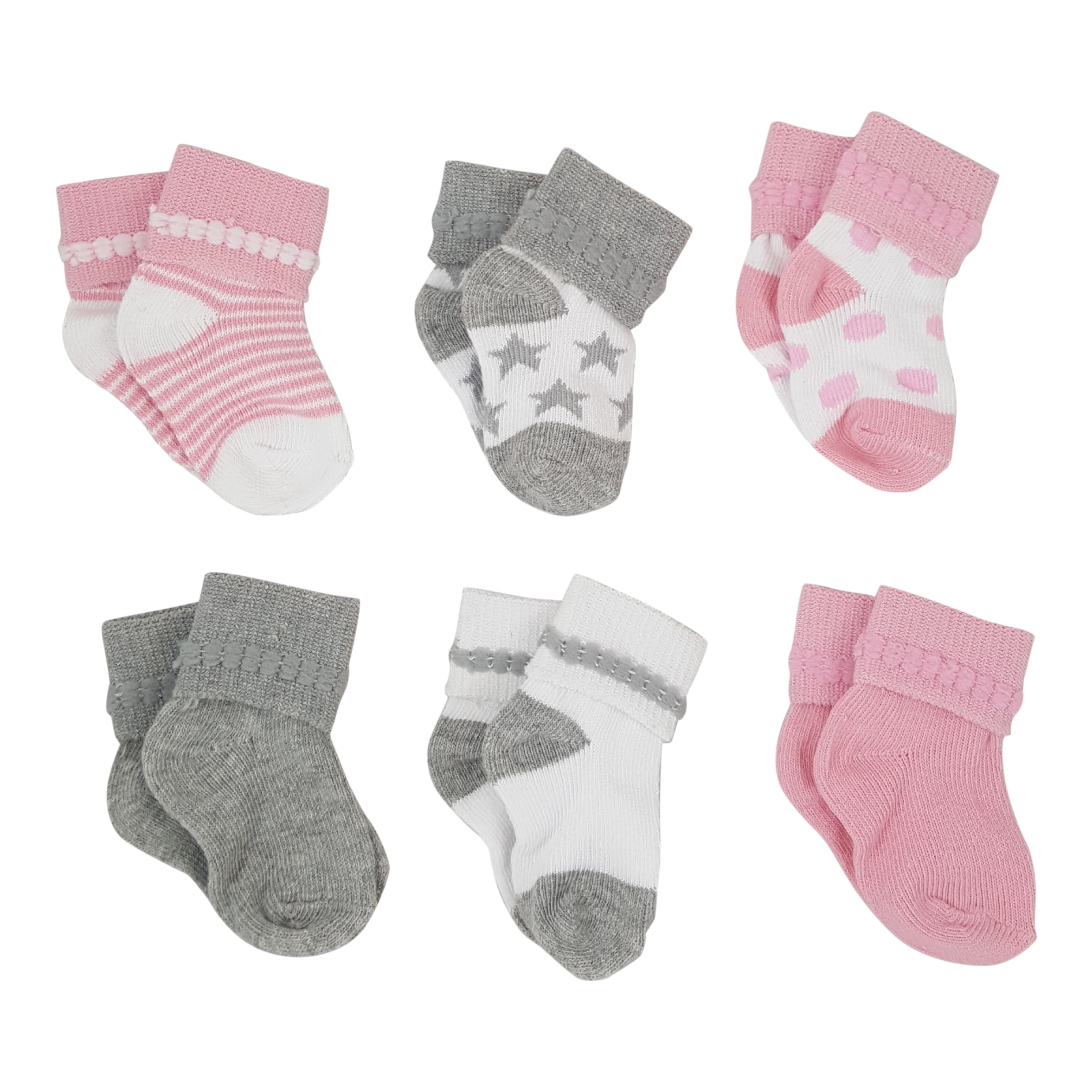 Baby Girls Socks by Trendy Toes- Size 6-12m
