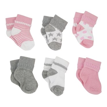 Garanimals Assorted Baby Toddler Girls Bobby Socks, 10-pack - Walmart.com