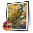 thumbnail image 1 of Cuadros Decorativos Kit de pintura de diamantes 5D mosaico de diamantes redondos completos de animales de pavo real DIY DQrwqpou Nuevos Originales, 1 of 9