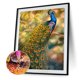thumbnail image 1 of Cuadros Decorativos Kit de pintura de diamantes 5D mosaico de diamantes redondos completos de animales de pavo real DIY DQrwqpou Nuevos Originales, 1 of 9