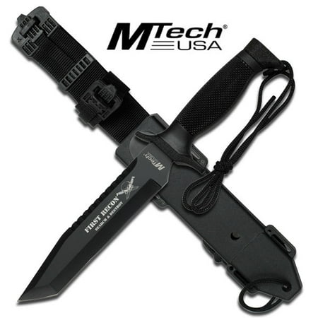 - FIRST RECON MTech Tactical Rescue Knife With Custom Sheath
