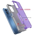 thumbnail image 5 of For Motorola Moto G Play 2024 Case, Sturdy Phone Case for Moto G Play 4G 2024 6.5 inch ,Tekcoo Shockproof Heavy Duty Armor Hard Plastic & Rubber Rugged Bumper 2-in-1 Case Cover -Purple, 5 of 9