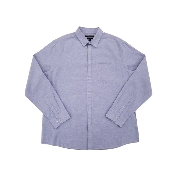 Marc Anthony Mens Lavender Slim Fit Long Sleeve Button-Down Shirt X-Large