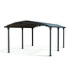 Palram - Canopia Arcadia 5000 12' x 16' Polycarbonate/Galvanized Steel Carport - Gray/Gray