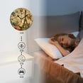 thumbnail image 4 of 14 Inch Wall Clock Battery Operated Silent Clock Decorative for Office, Kitchen, Outdoor, Living Room，Romantic Paris Eiffel Tower Floral Flowers Multicolor, 4 of 4