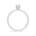 thumbnail image 2 of ANGARA Lab Grown Diamond Halo Engagement Ring for Women in 14K White Gold (Size-5x3mm| Color-F-G| Clarity-VS) | April Birthstone, Anniversary, Jewelry Gift for Women | Lab-Grown Diamond Ring, 2 of 6
