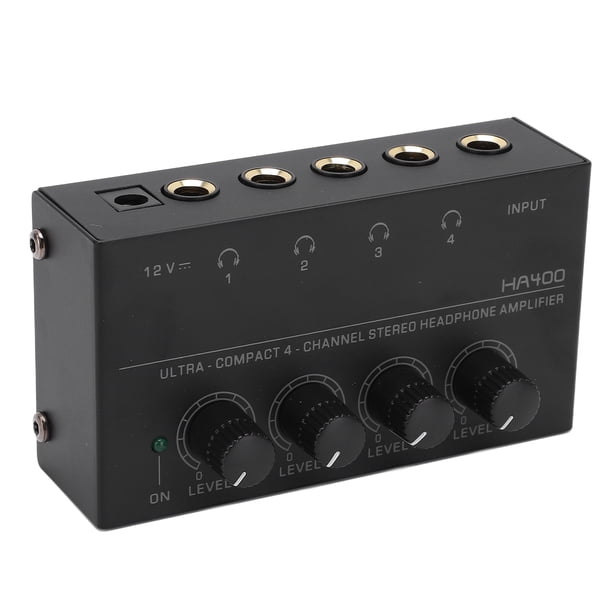 Amplificador de auriculares, amplificador de auriculares, sistema de refuerzo de sonido de 4 canales, amplificador de auriculares de ruido ultrabajo, valor excepcional