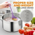 thumbnail image 5 of NutriChef 5-Quart Stainless Steel Stockpot - 18/8 Food Grade Heavy Duty Large Stock Pot, 5 of 8